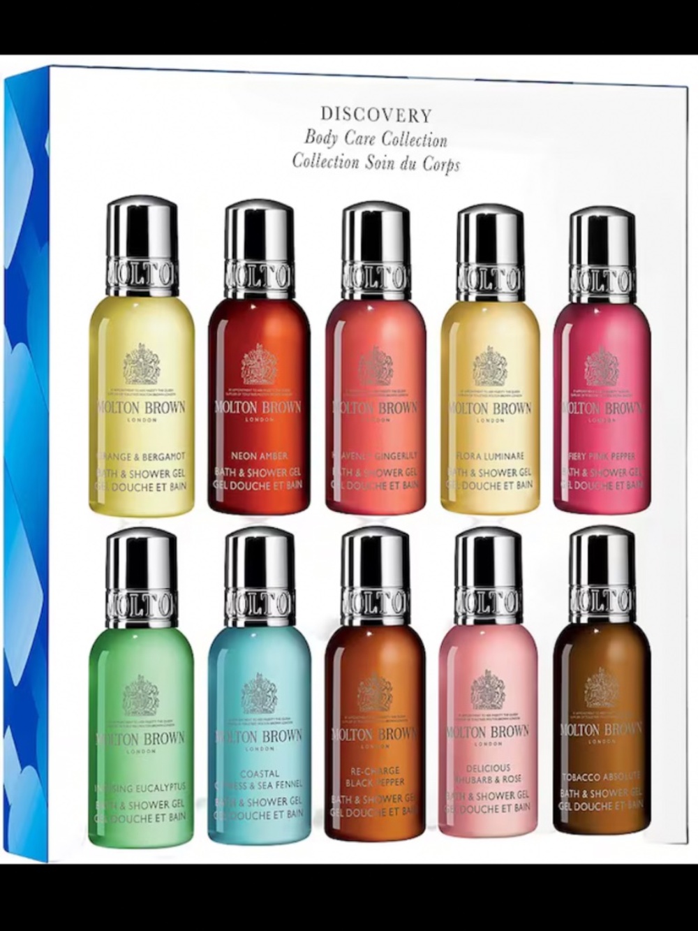 SIX piece Molton Brown Travel Size set
